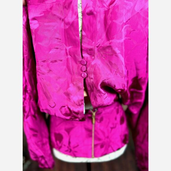 Silvia Tcherassi Sirmione Blouse Mulberry Floral XS - Picture 13 of 16